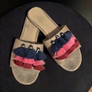 A new day tassels slide sandals